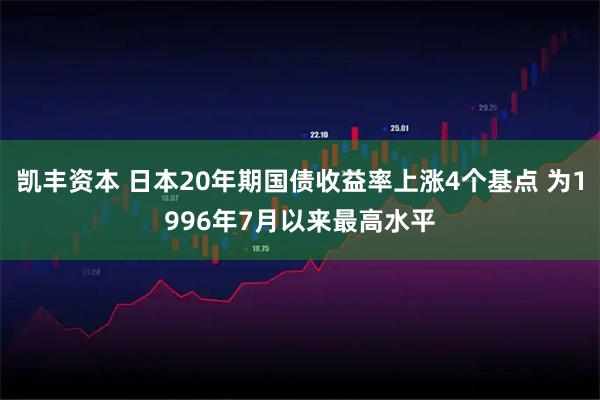 凯丰资本 日本20年期国债收益率上涨4个基点 为1996年7月以来最高水平